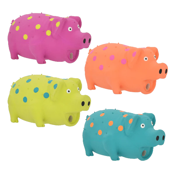 Multipet Globlets Mini Pig Latex Dog Toy
