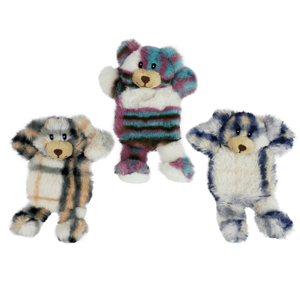 Multipet Minipet Berman Bear Plush Dog Toy