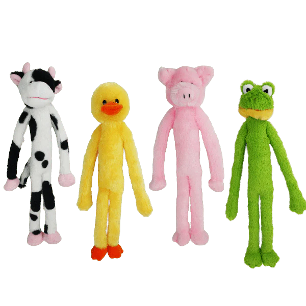 Multipet Mini Swingin Slevins Plush Dog Toy