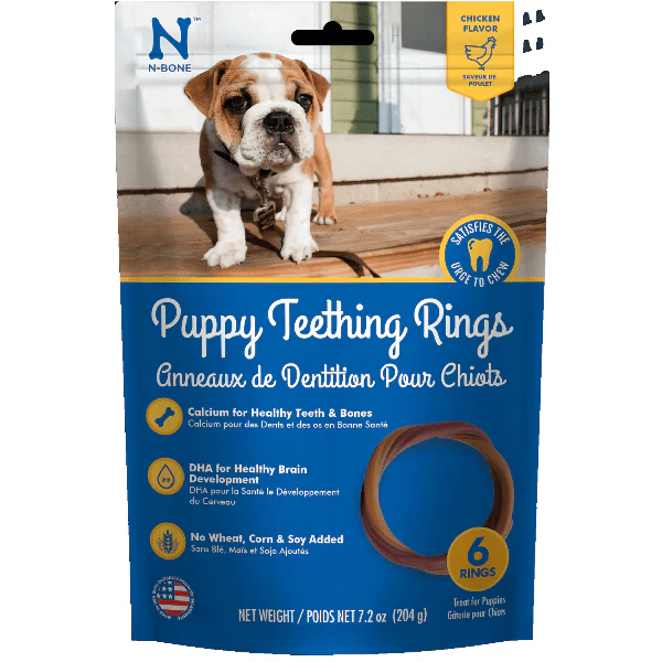 N-Bone Puppy Teething Rings; Chicken Flavour - Image 5