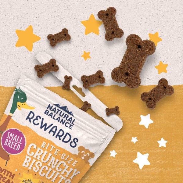 Natural Balance Crunchy Biscuits With Real Duck Small Breed Recipe, 8oz - Image 5