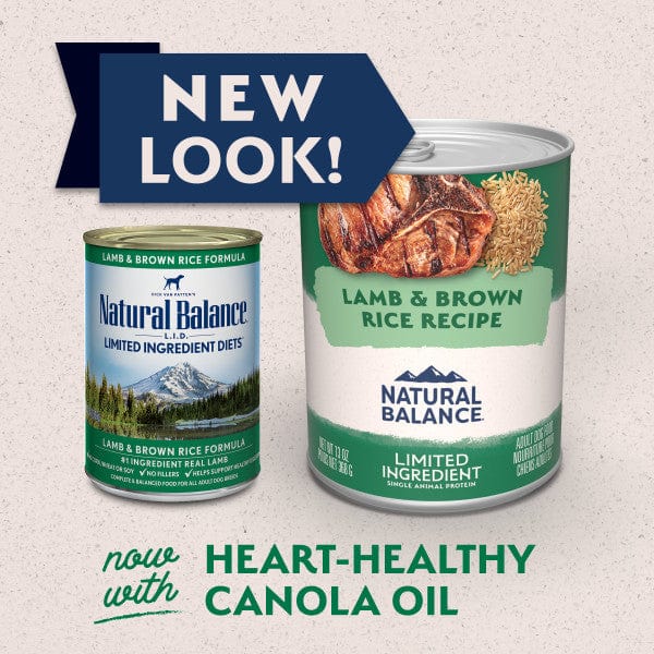 Natural Balance Limited Ingredient Lamb & Brown Rice Recipe Canned Dog Food - Image 2