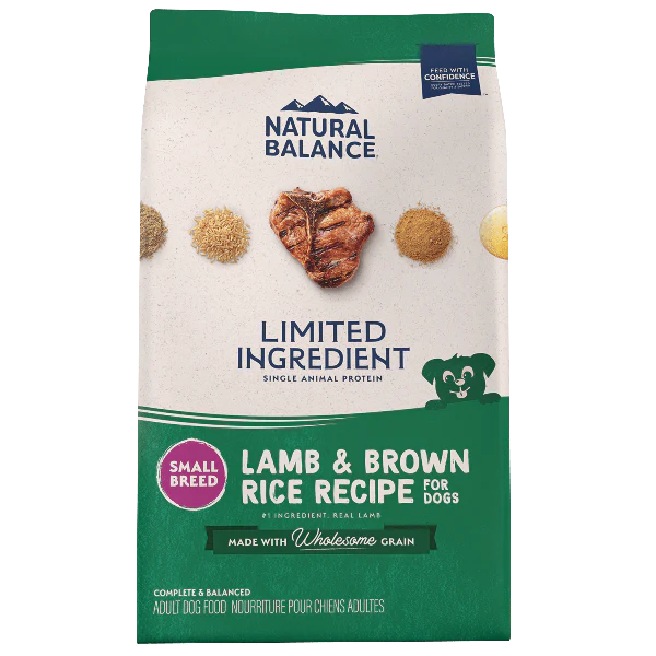 Natural Balance Limited Ingredient Lamb & Brown Rice Small Breed Recipe Dry Dog Food