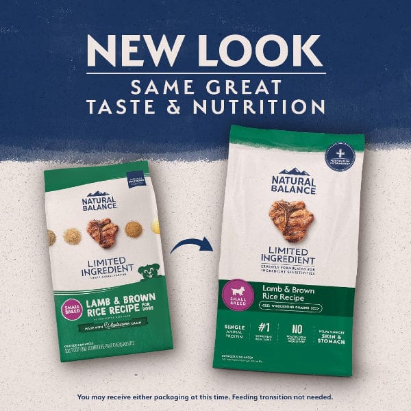 Natural Balance Limited Ingredient Lamb & Brown Rice Small Breed Recipe Dry Dog Food - Image 2