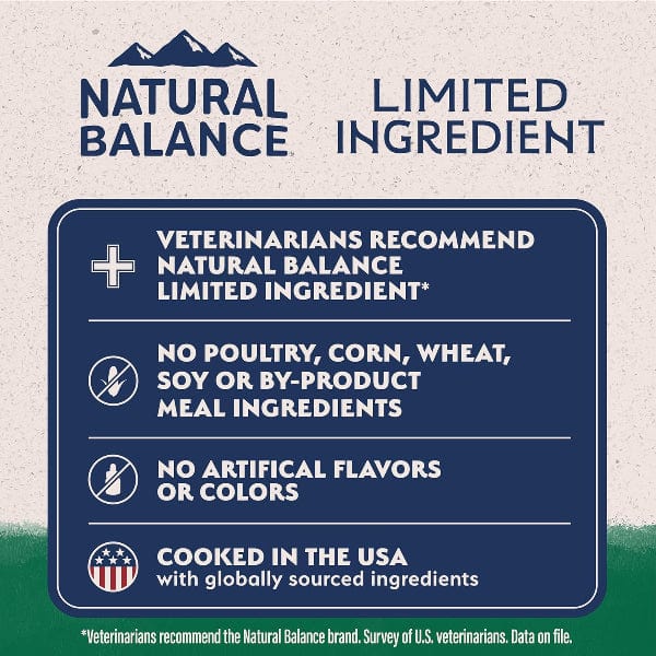 Natural Balance Limited Ingredient Lamb & Brown Rice Small Breed Recipe Dry Dog Food - Image 5
