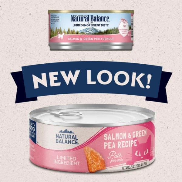 Natural Balance Limited Ingredient Salmon & Green Pea Recipe Canned Cat Food - Image 2
