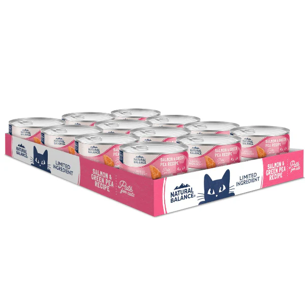 Natural Balance Limited Ingredient Salmon & Green Pea Recipe Canned Cat Food - Image 7