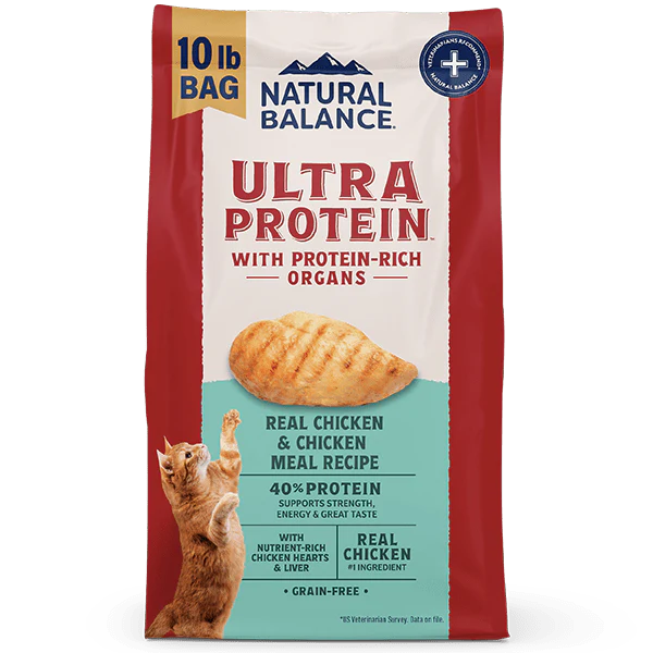 Natural Balance Original Ultra Protein Real Chicken & Chicken Meal Recipe Dry Cat Food - Image 9