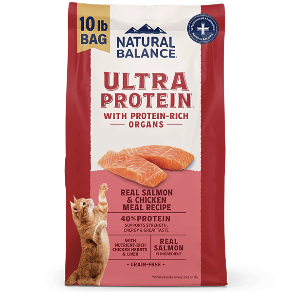 Natural Balance Original Ultra Protein Real Salmon & Chicken Meal Recipe Dry Cat Food - Image 10