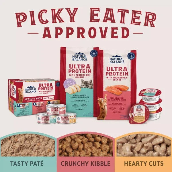 Natural Balance Original Ultra Protein Real Salmon & Chicken Meal Recipe Dry Cat Food - Image 7