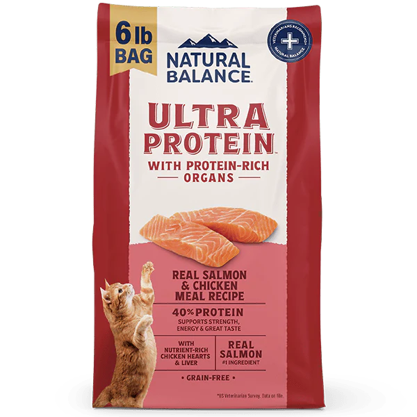 Natural Balance Original Ultra Protein Real Salmon & Chicken Meal Recipe Dry Cat Food - Image 9