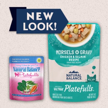 Natural Balance Platefulls Chicken & Salmon Recipe Morsels in Gravy Food Pouch - Image 2