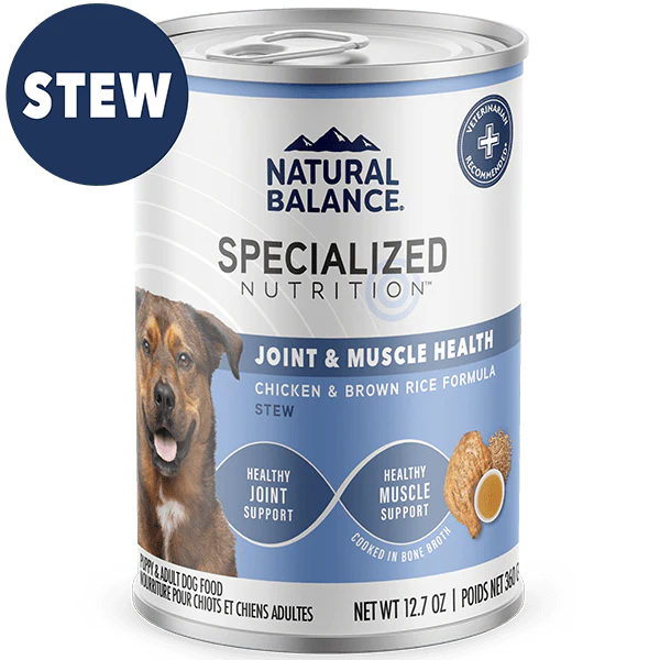 Natural Balance Specialized Nutrition Joint & Muscle Health Stew Canned Dog Food