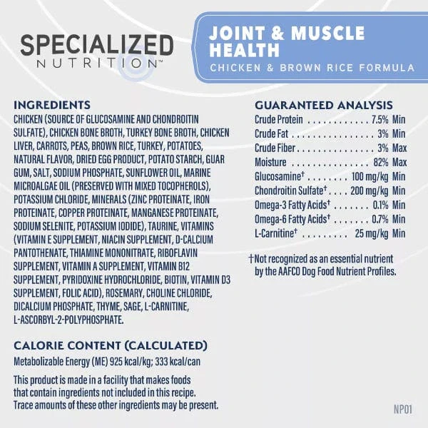 Natural Balance Specialized Nutrition Joint & Muscle Health Stew Canned Dog Food - Image 5
