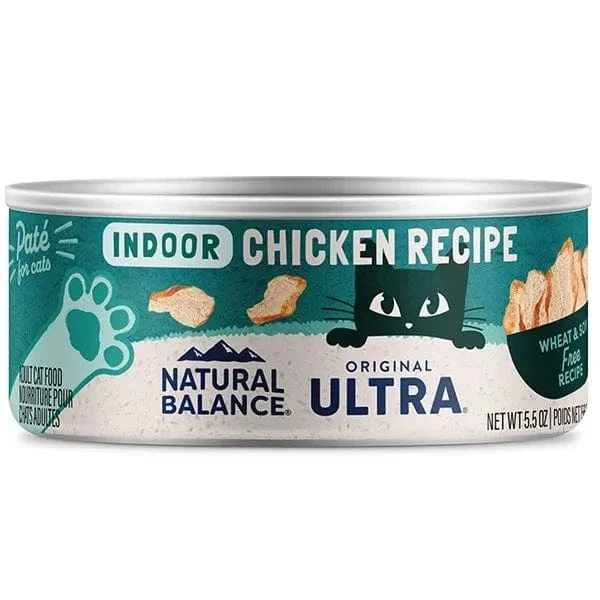 Natural Balance Ultra Indoor Chicken Recipe Canned Cat Food