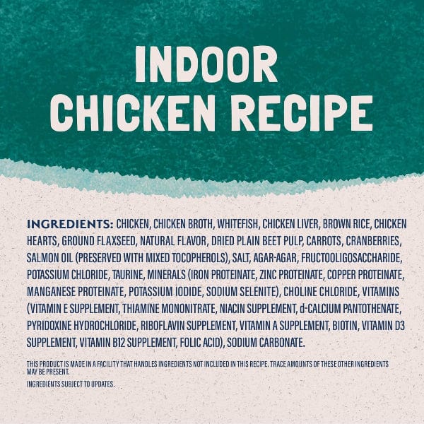 Natural Balance Ultra Indoor Chicken Recipe Canned Cat Food - Image 4