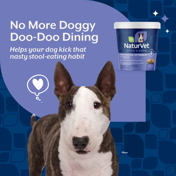 NaturVet Stool Eating Deterrent plus Breath Aid Soft Chews for Dogs - Image 3