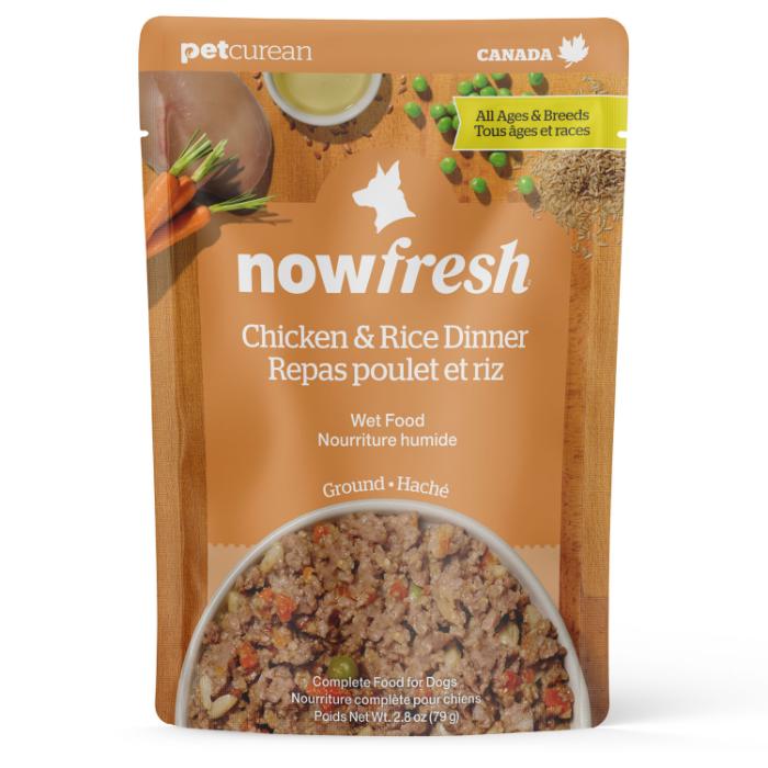 Now Fresh Ground Chicken & Rice Dinner Wet Dog Food with Grains