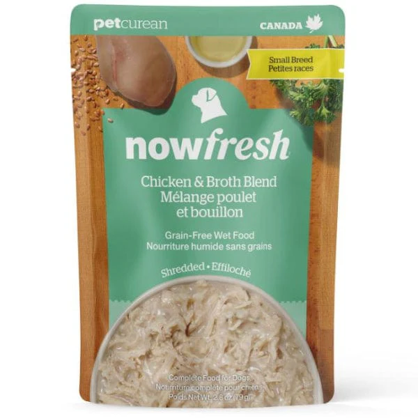 Now Fresh Shredded Chicken & Broth Grain-Free Wet Small Breed Dog Food