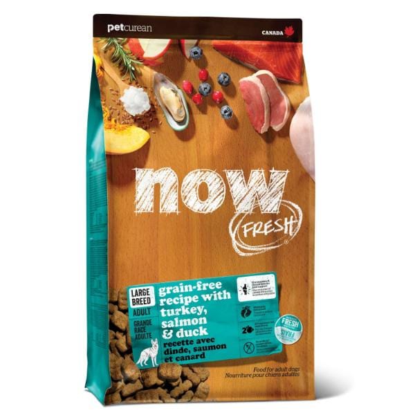 Now Fresh Turkey, Salmon & Duck Recipe Large Breed Adult Dry Dog Food, 25lb