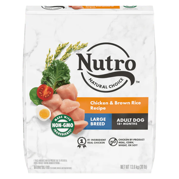 Nutro Natural Choice Chicken & Brown Rice Large Breed Adult Dry Dog Food
