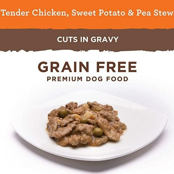 Nutro Tender Chicken, Sweet Potato & Pea Stew Cuts in Gravy Wet Dog Food - Image 2