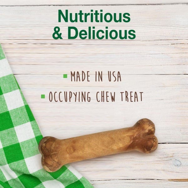 Nylabone Healthy Edibles Bacon Flavour Wolf Dog Chew - Image 2