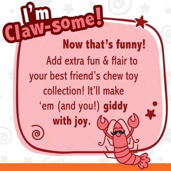 Nylabone Power Chew Lobster Dog Toy - Image 4