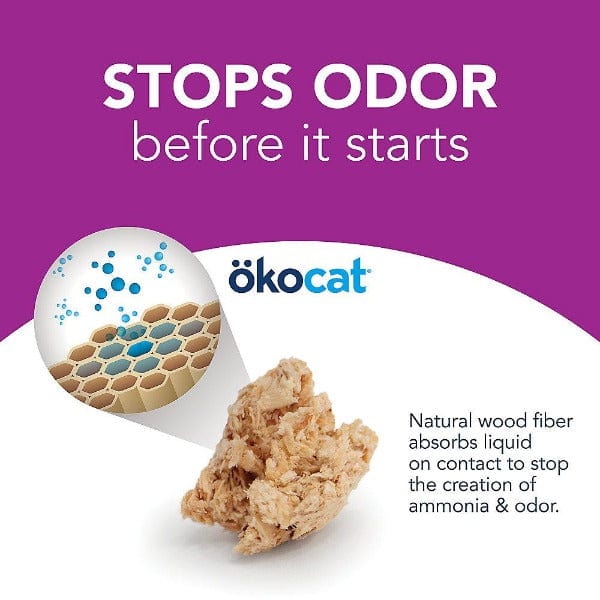 ökocat Original Less Mess Wood Cat Litter, 14lb - Image 3