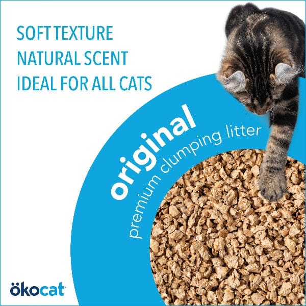 ökocat Original Premium Clumping Wood Cat Litter, 12.6lb - Image 4