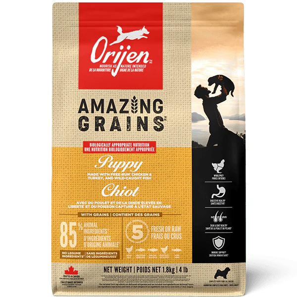 Orijen Amazing Grains Puppy Dry Dog Food
