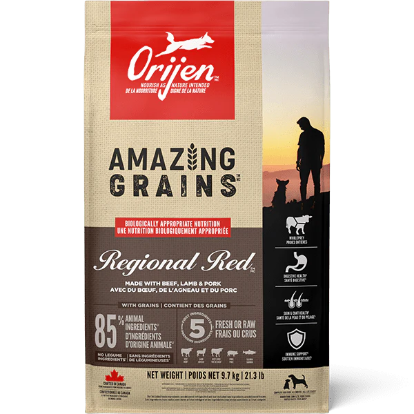 Orijen Amazing Grains Regional Red Dry Dog Food - Image 5
