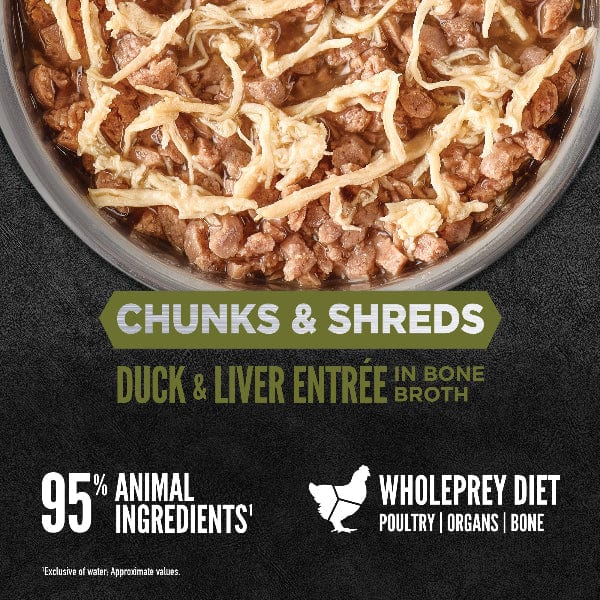 Orijen Duck & Chicken Chunks & Shreds Entrée Canned Cat Food, 5.5oz - Image 2