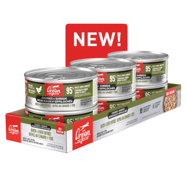 Orijen Duck & Chicken Chunks & Shreds Entrée Canned Cat Food, 5.5oz - Image 6