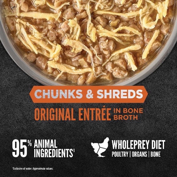 Orijen Original Chunks & Shreds Entrée Canned Cat Food, 5.5oz - Image 2