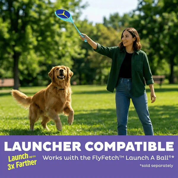 Outward Hound FlyFetch Disc Dog Toy 2-Pack - Image 4