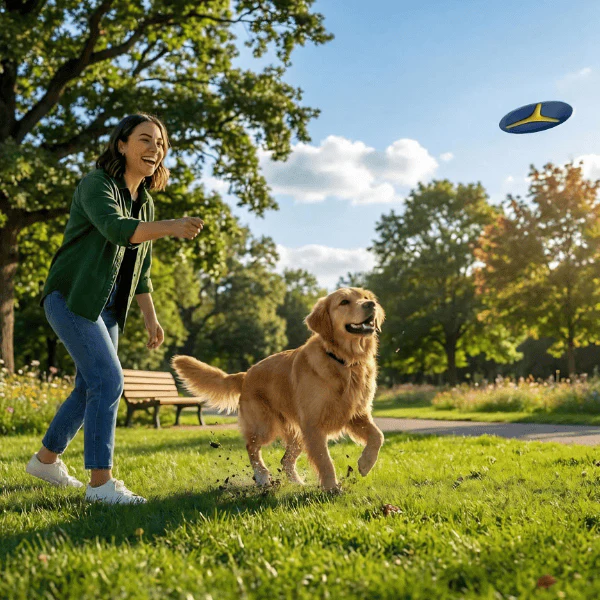 Outward Hound FlyFetch Disc Dog Toy 2-Pack - Image 5