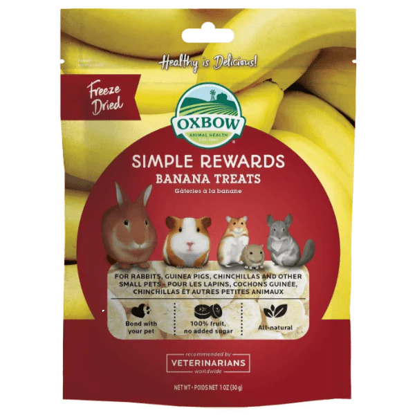 Oxbow Simple Rewards Freeze Dried Banana Treats