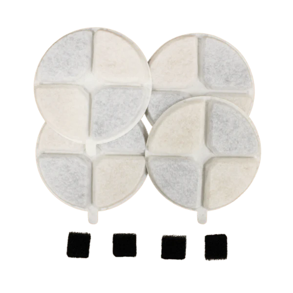 PATPET Replacement Filters & Foam Filters 4-Pack