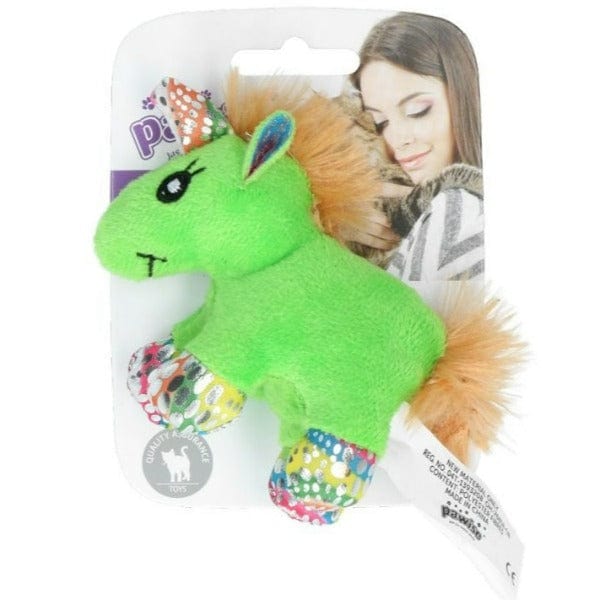 Pawise Unicorn Cat Toy; Brown Mane - Image 2