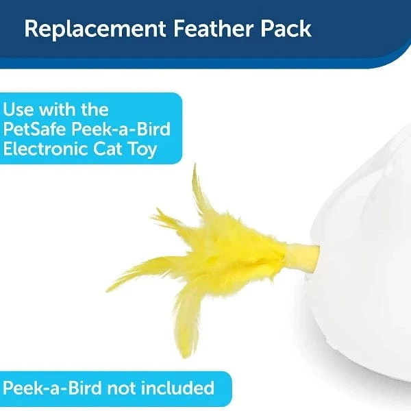 PetSafe Peek-A-Bird Cat Toy Replacement Feathers - Image 3