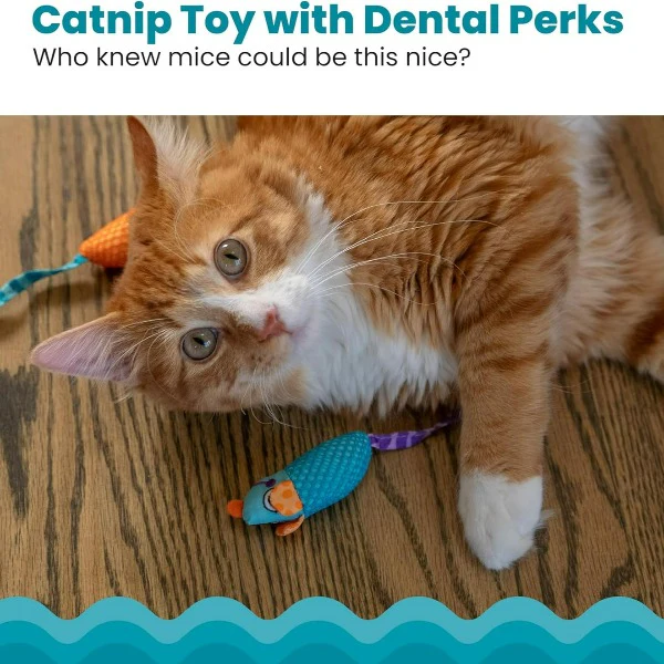 Petstages Catnip Chew Mice Cat Toy - Image 3