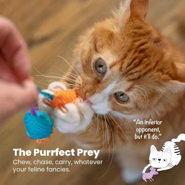 Petstages Catnip Chew Mice Cat Toy - Image 7