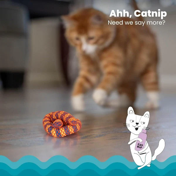 Petstages Catnip Plaque Pretzel Cat Toy - Image 4