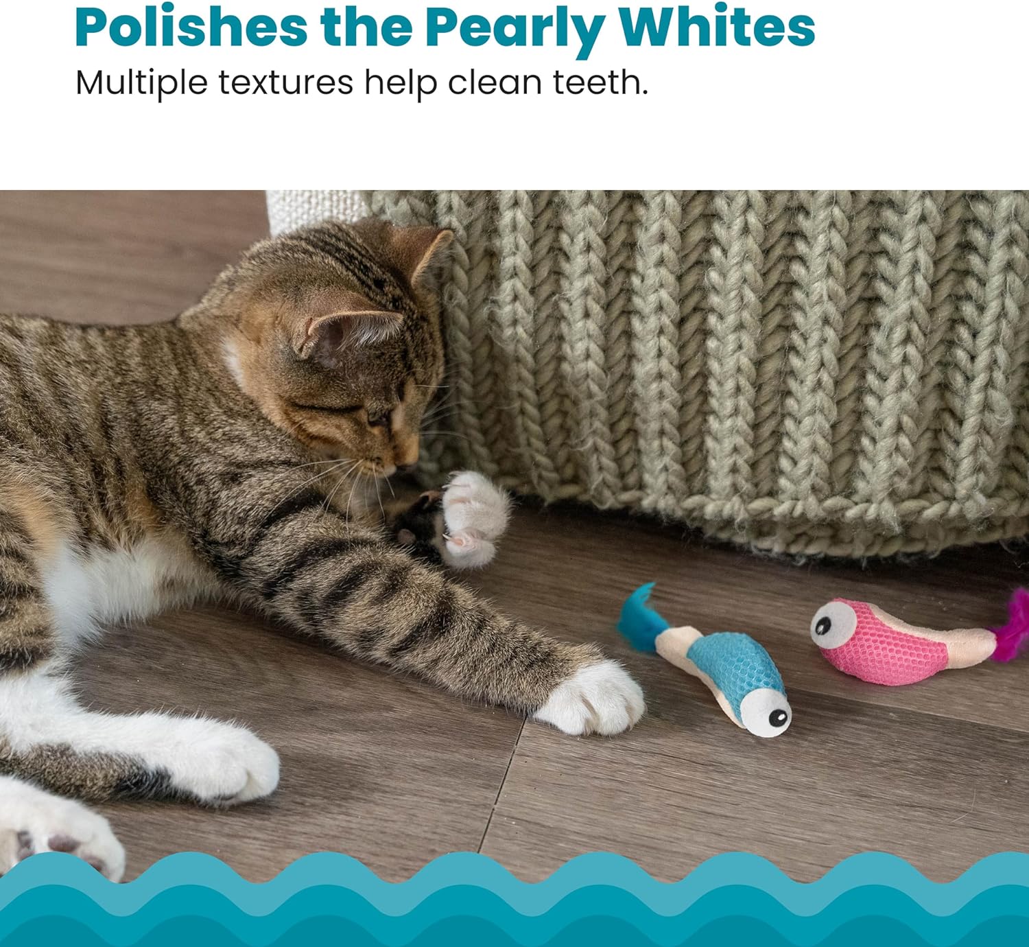 Petstages Dental Shrimpies Cat Toy - Image 4