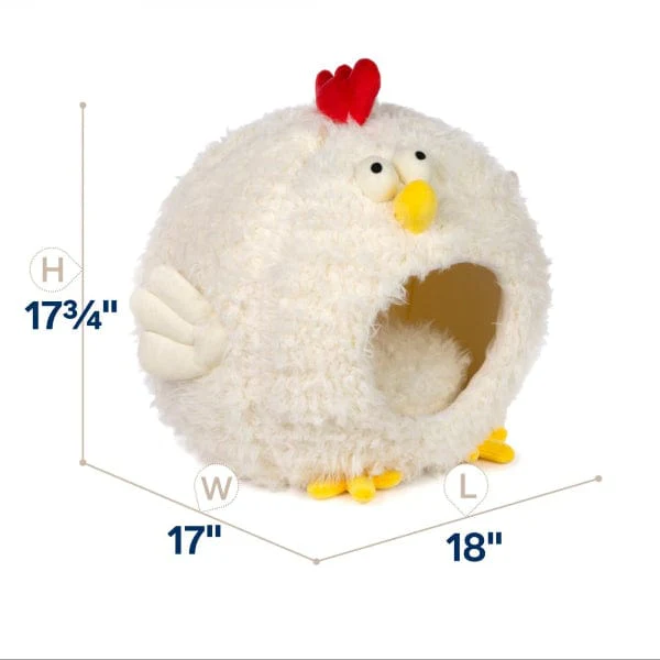 Prevue Pet Comfy Chicken Hideaway Pet Bed - Image 2