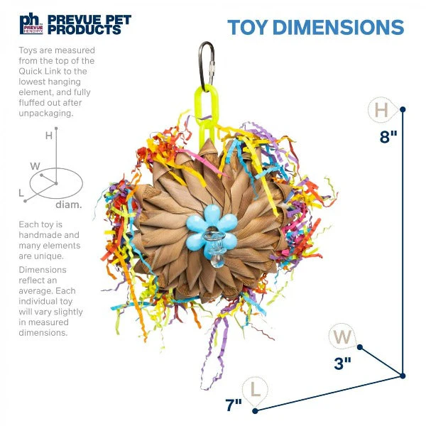 Prevue Pet Products Preening Wheel Bird Toy - Image 5