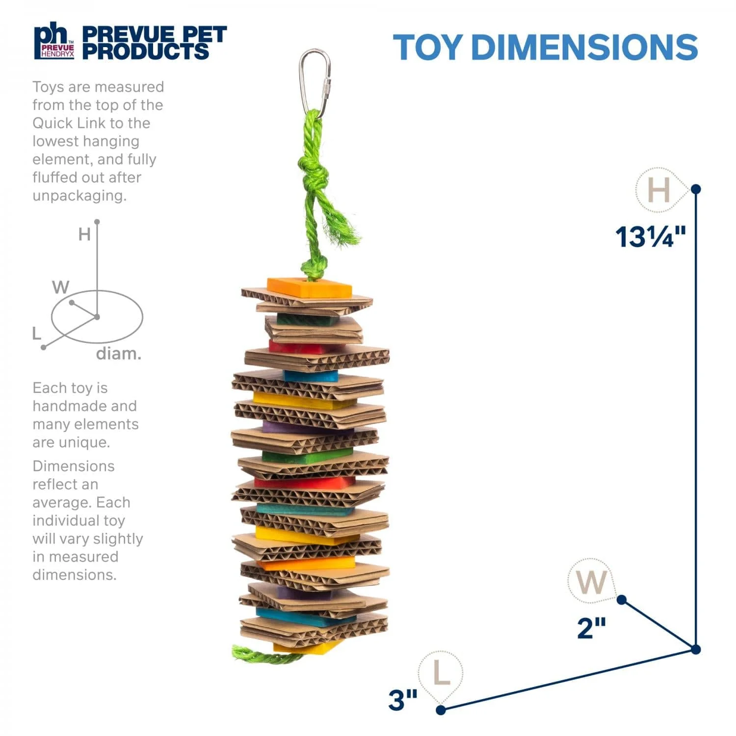 Prevue Pet Products Shredding Stack Bird Toy - Image 4