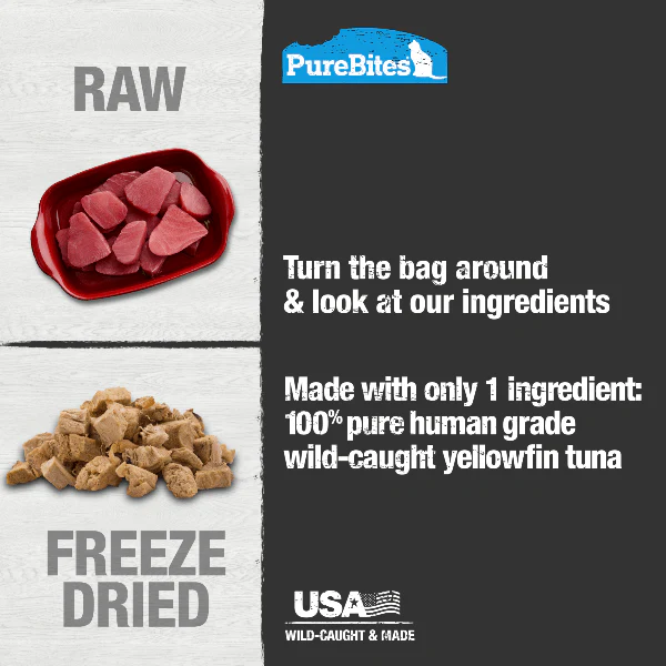 PureBites Freeze Dried Wild Tuna Cat Treat - Image 2