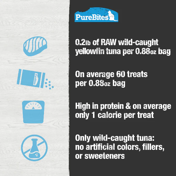 PureBites Freeze Dried Wild Tuna Cat Treat - Image 4